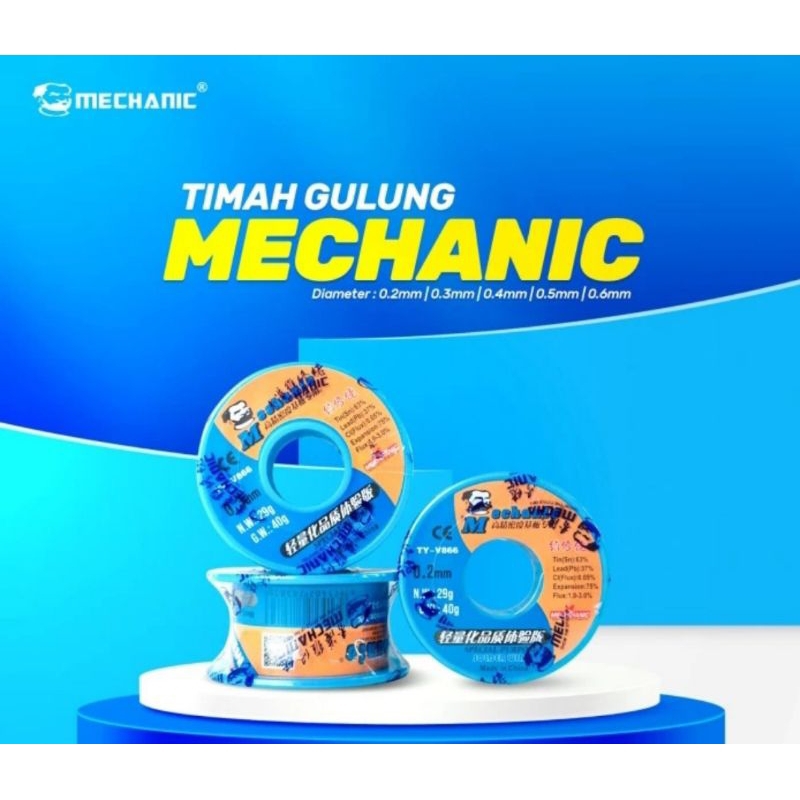 TIMAH GULUNG MECHANIC / SOLDERING WIRE MECHANIC