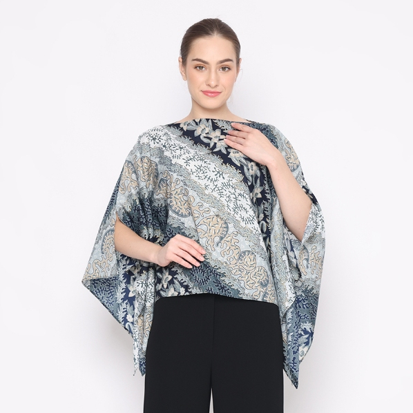 Lyne Halim Blouse Batik Batwing Diagonal, 02997.