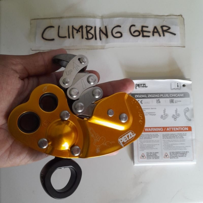 PETZL ZIGZAG PLUS ZIG ZAG MODEL SWIVEL TREE CLIMBING ALAT ASCENDING DESCENDING