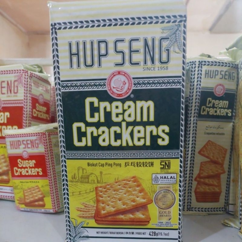 

Hupseng cream crackers 428g