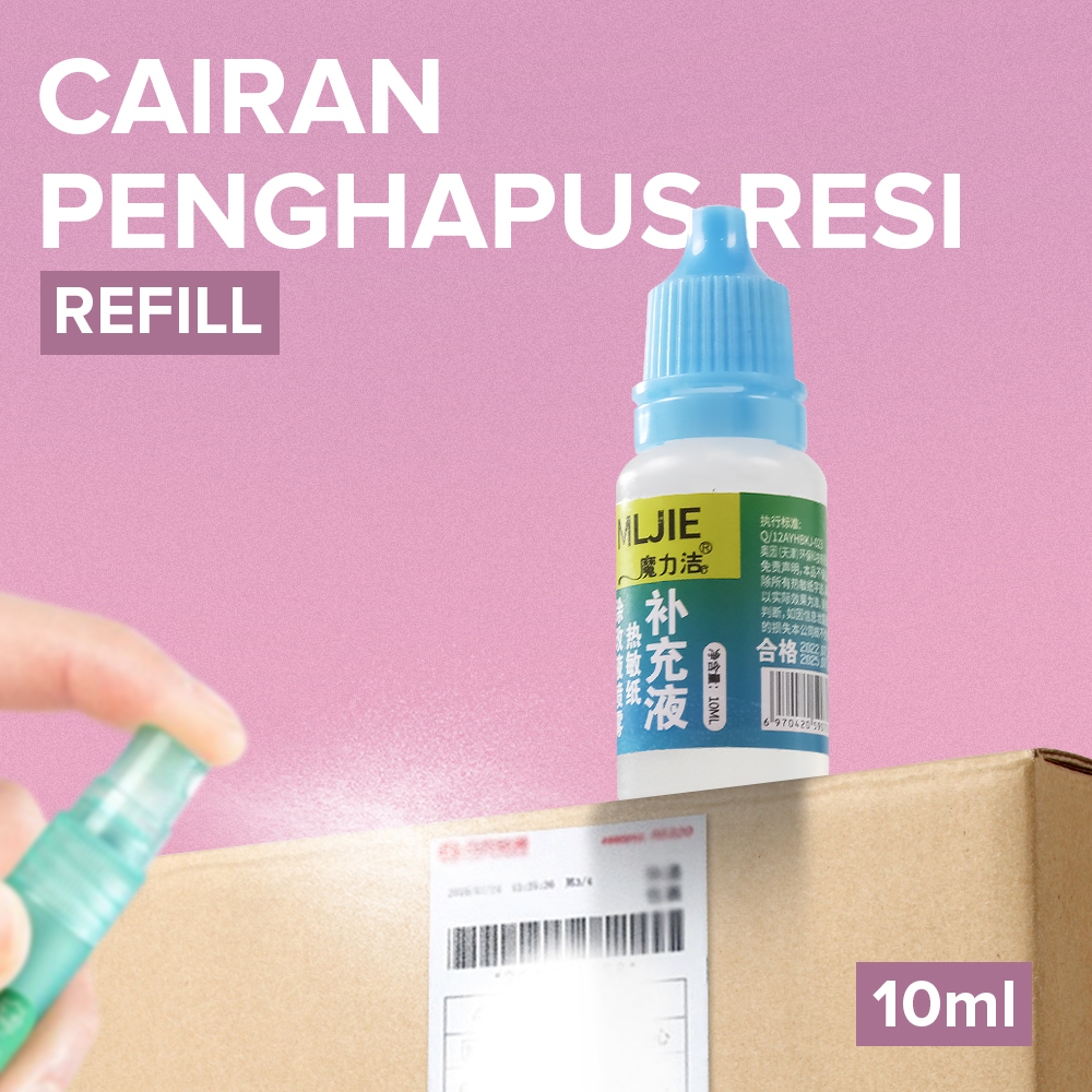 

Refill Cairan Penghapus Resi Tinta Thermal Privasi Paket Kemasan Amplop Olshop Marketplace 10ml - N10 tip-ex