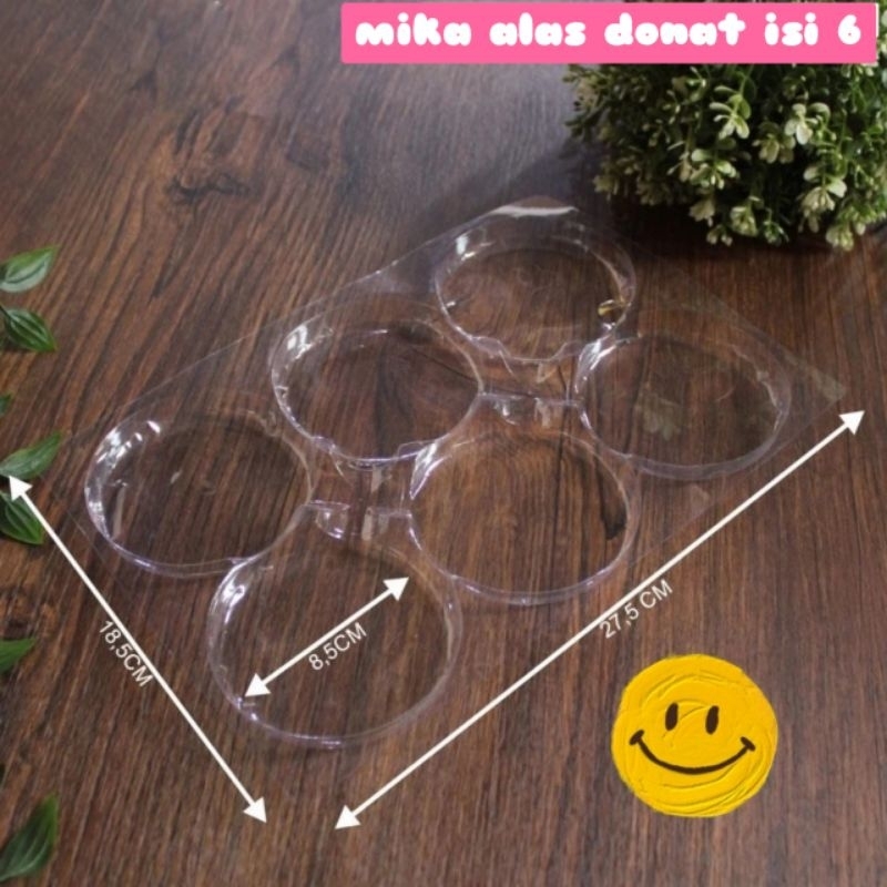 mika alas donut 6 mika bomboloni 6 hanya alas isi50pcs