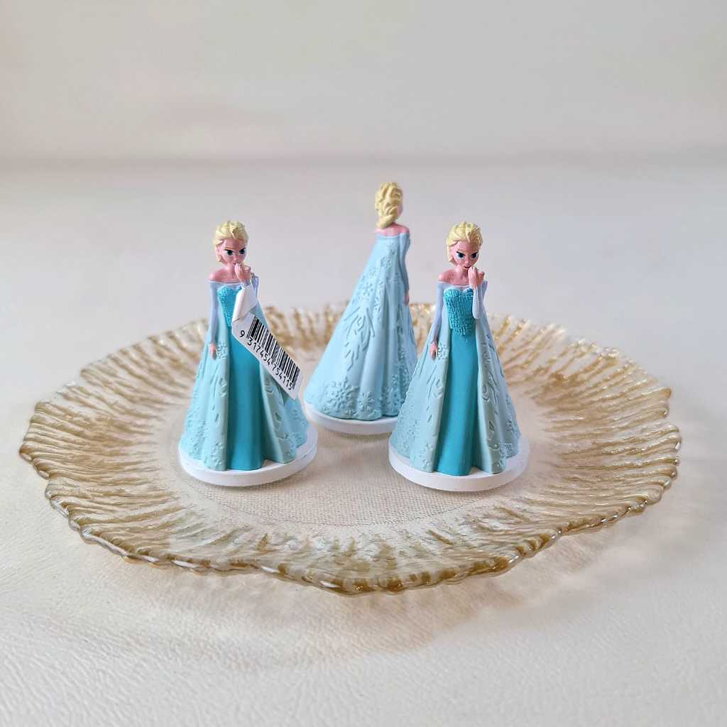 cake topper hiasan kue elsa frozen plastik
