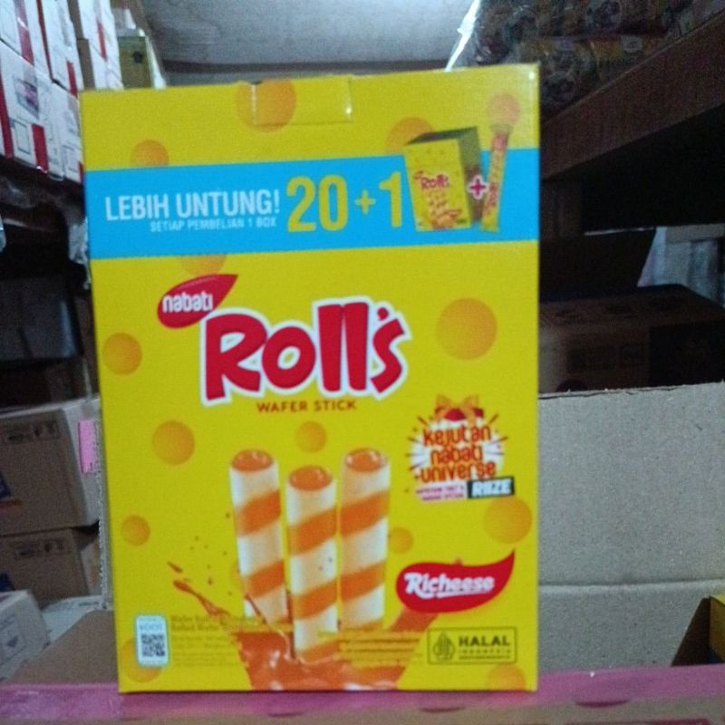 

nabati rolls 1 box isi 20 pcs