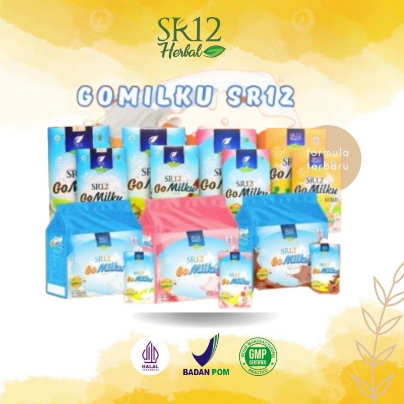

susu penggemuk badan susu kambing etawa kualitas premium Gomilku SR12 kemasan 600 g