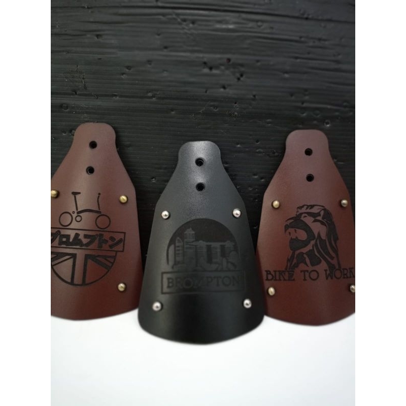 mudflap leather / spakbor sepeda lipat