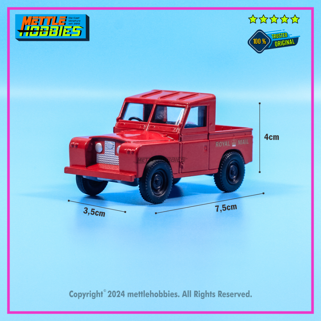 Corgi Land Rover Defender SWB Royal Mail Diecast Miniatur Replika Mobil 1:43