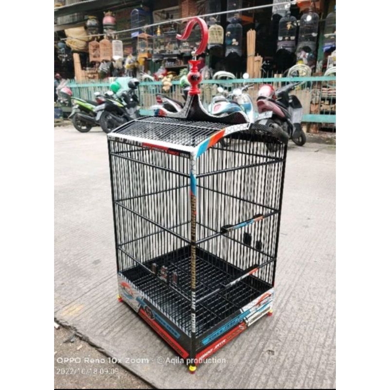 KANDANG SANGKAR KOTAK DECAL CHAMPION EBOD JAYA NO 2