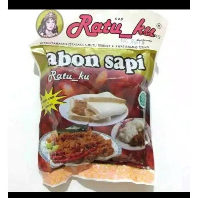 

Abon sapi cap RatuKu asli 100gr