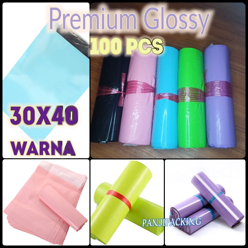 

KODE G6V Plastik Polymailer Warna 3X4 cm Amplop Polimailer Packing Online 1pcs Polimer Pink Biru Ungu Hijau Hitam Glossy