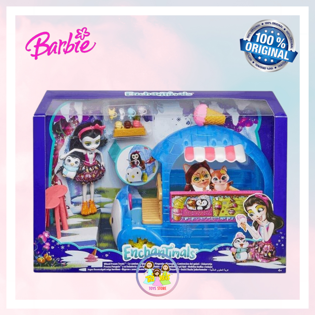 Barbie EnchanTimals – Wheel Frozen Treats Playset - Original Mattel