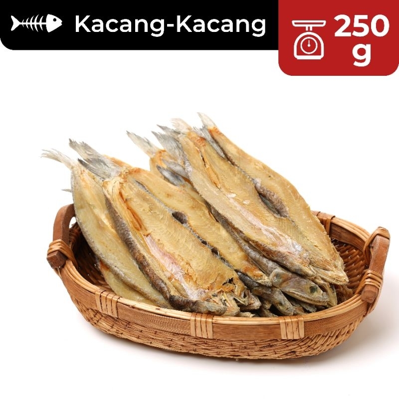 

250g Ikan Asin Kacang Kacang SUPER / Ikan Asin Bloso / Ikan Asin Rejung / Ikan asin Gloso / Ikan Asin Murah / Ikan Asin Enak