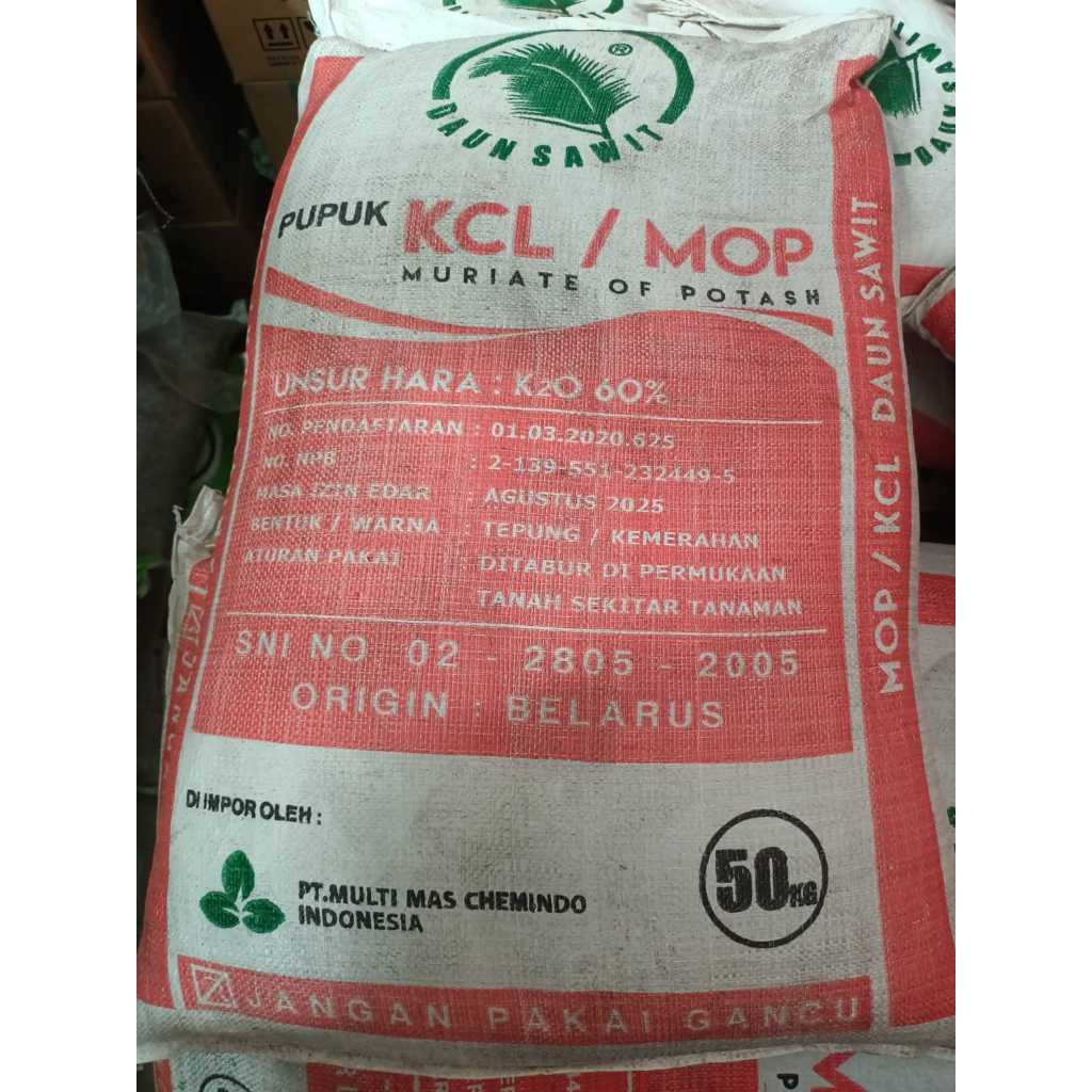 Pupuk MOP/KCL 50KG