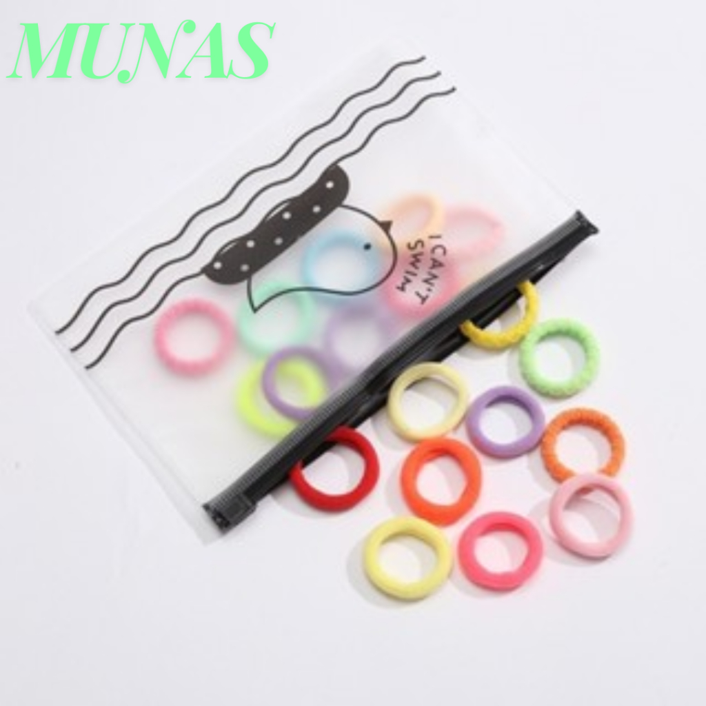 

MUNAS Zipper Bag Organizer Transparan Doff Motif Bunga Daisy Pouch Masker Transparan Karakter Little Chick Zipper Lock Tempat Pensil Wadah Kosmetik Masker Serbaguna