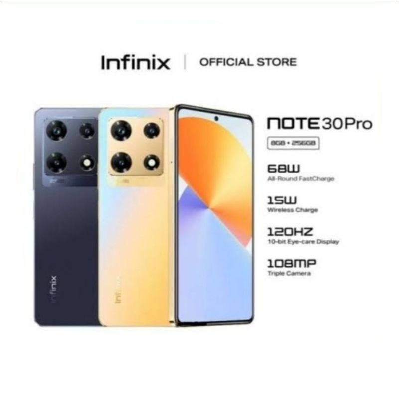 HP INFINIX NOTE 30 PRO 8/256 GB - NOTE 30 PRO RAM 8GB ROM 256GB RESMI