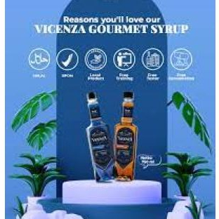 

Vicenza Gourmet Syrup aroma Perasa 750ml jasmine tiramisu cream cheese krim keju viral minuman sirup