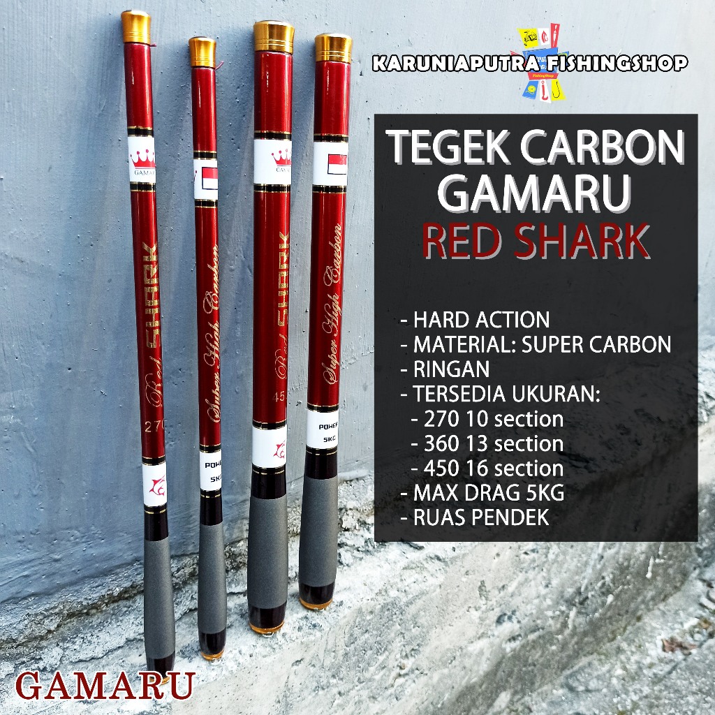 Joran Tegek Carbon Gamaru Red Shark
