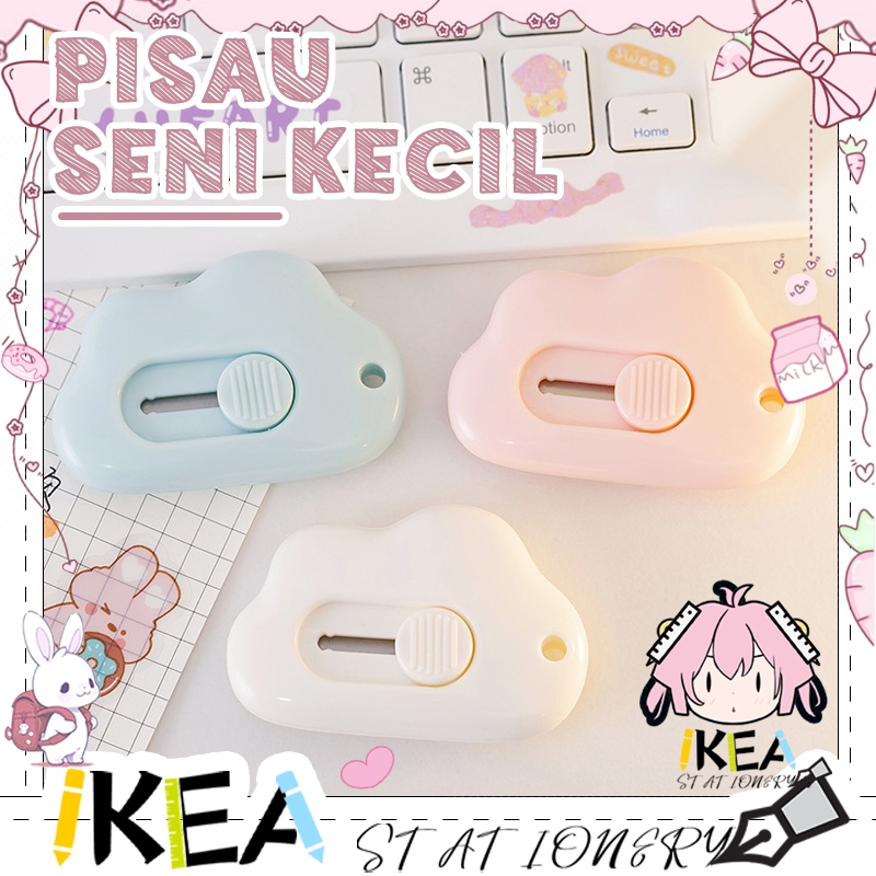 

IKEA-Cutter Mini Motif Awan /Pisau Pemotong Kertas Mini /Pisau Cutter Mini Lucu Untuk Parcel Cutter Mini Cloud Shape Cutter Kecil For School And Art Safety