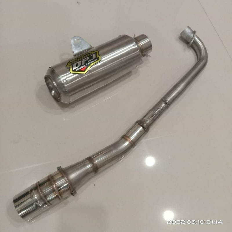knalpot dpj gp1 full set motor bebek vega jupiter supra revo smesh karisma dll