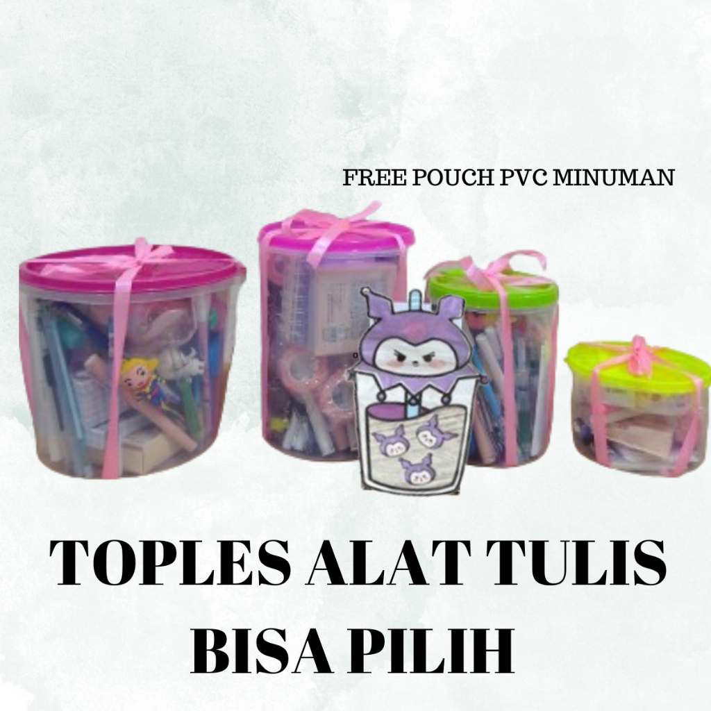 

PAKET ALAT TULIS HAMPERS TOPLES BISA PILIH 1 LITER / 1 KG TERMURAH SAMPAI FULL RANDOM COD SOUVERNIR HAMPERS