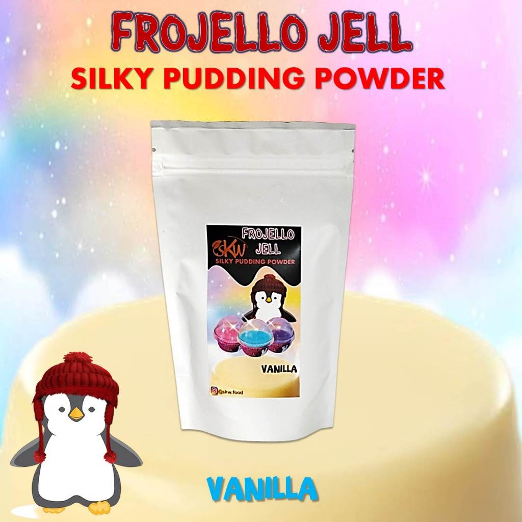 

Frojello Jell Silky Pudding tanpa masak Vanilla 495 gr