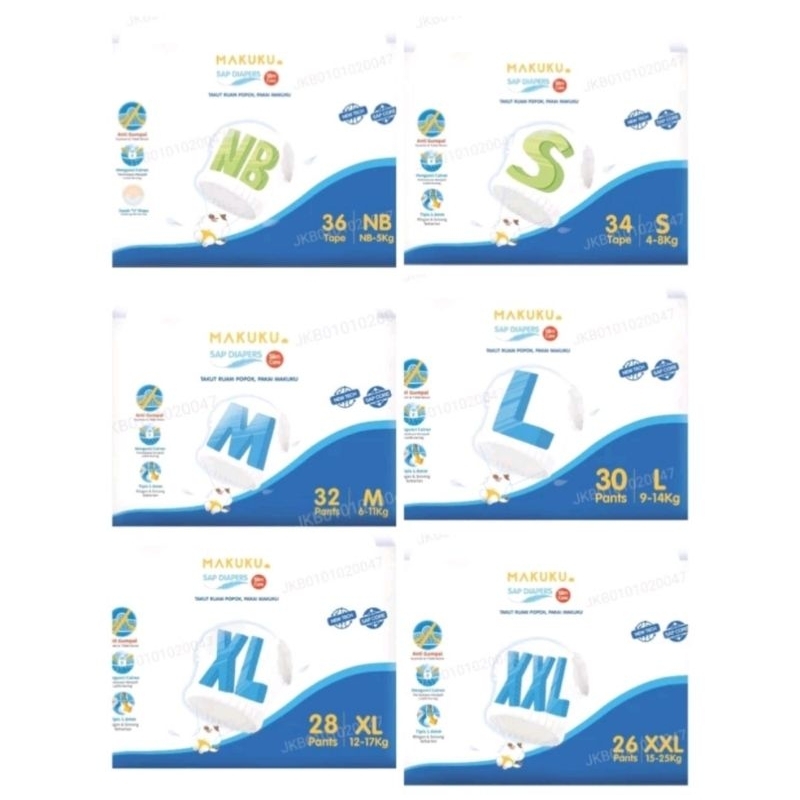 MAKUKU | MAKUKU SLIMCARE | POPOK BAYI | PAMPERS MURAH