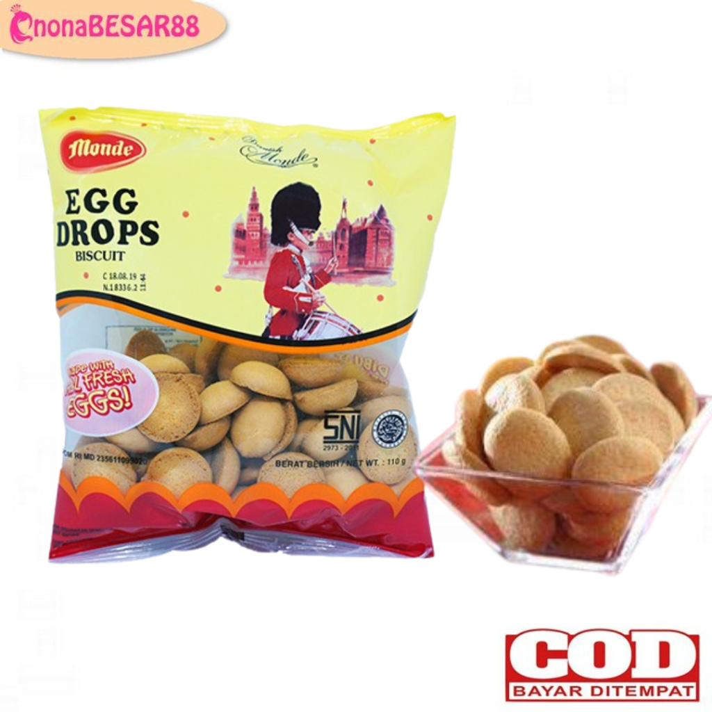 

Monde Egg Drops 110gr / Biscuits Egg Drop / Biskuit Enak