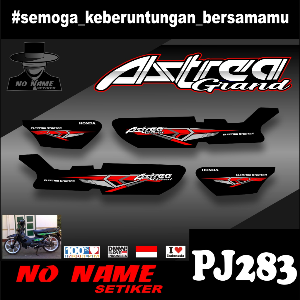 Stiker Striping Astrea Grand Variasi | Stiker Astrea Grand (pj283) | Sticker Astrea Variasi