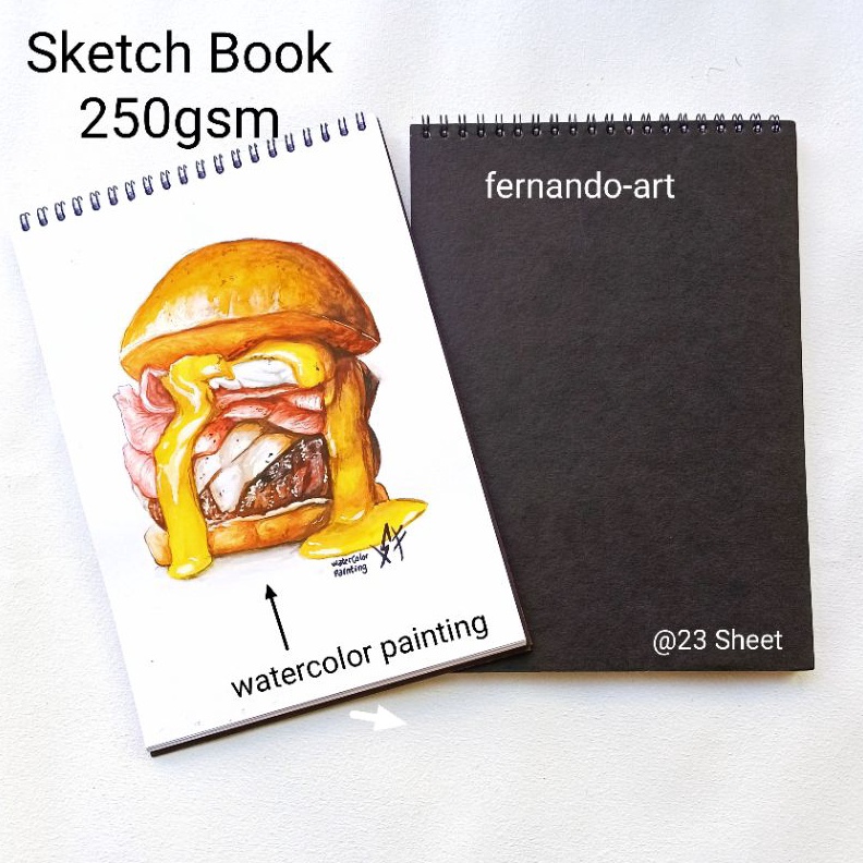 

KODE V23P Sketch Book B5 23 sheet 25gsm Watercolor Book B5 23 sheet 25gsm Buku Gambar Buku Sketsa Buku Cat Air B5 23 lbr 25gsm