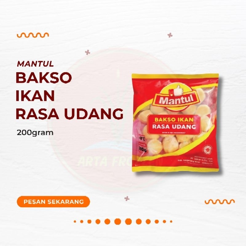 

mantul baso ikan rasa udang 200gram