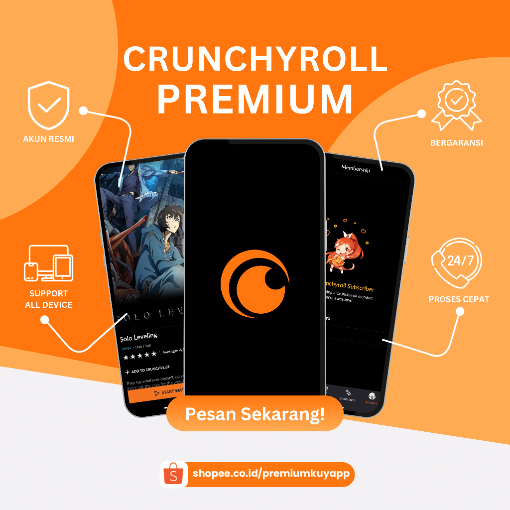 CRUNCHYROLL PREMIUM [SEBULAN]