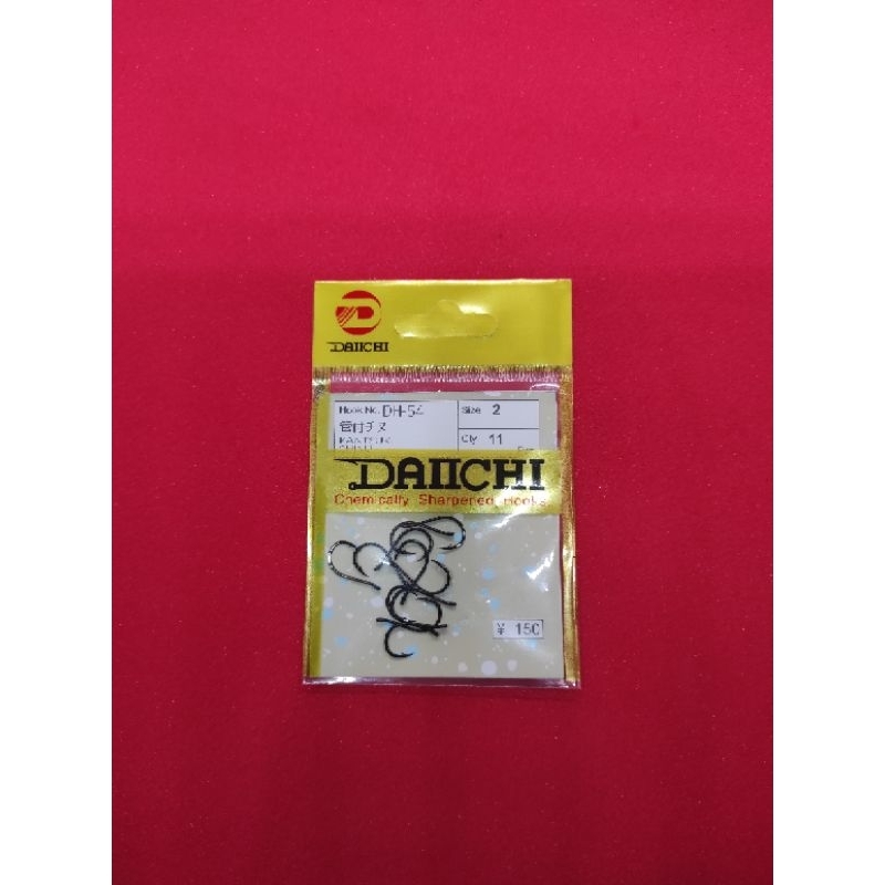 Mata Kail Pancing Daichi DH-54 No. 2 Pakai Lubang, Sangat Kuat dan Tajam Isi 11