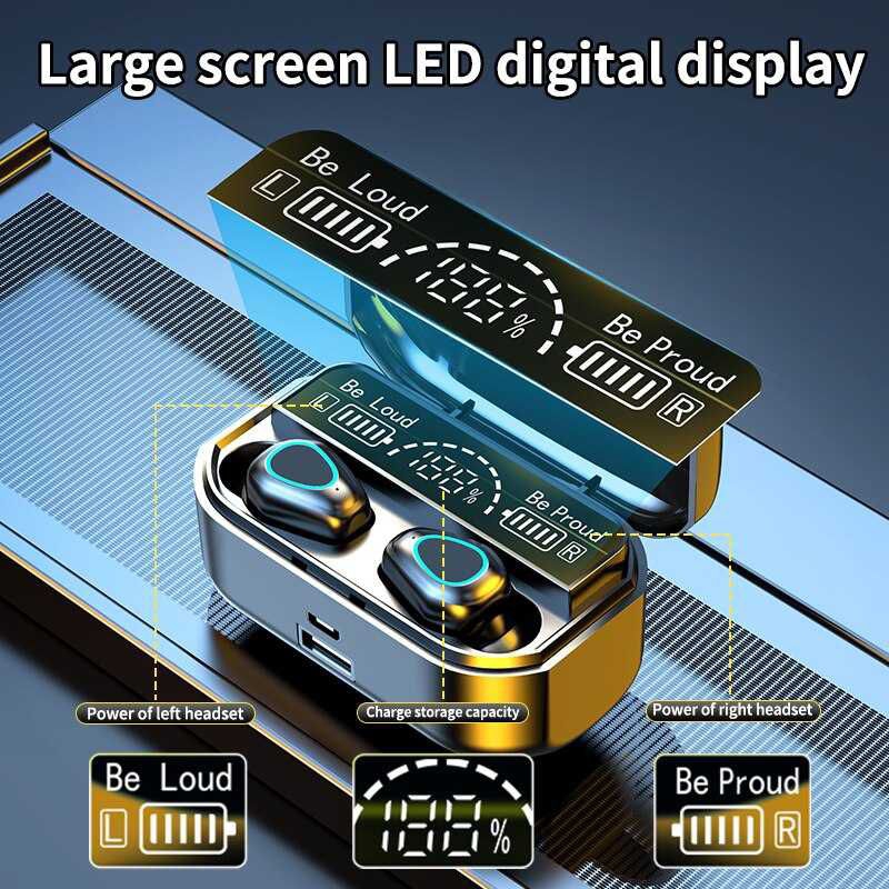 Daylight Earphone TWS Blueooth 5.3 with Charging Dock 3500mAh - G28
