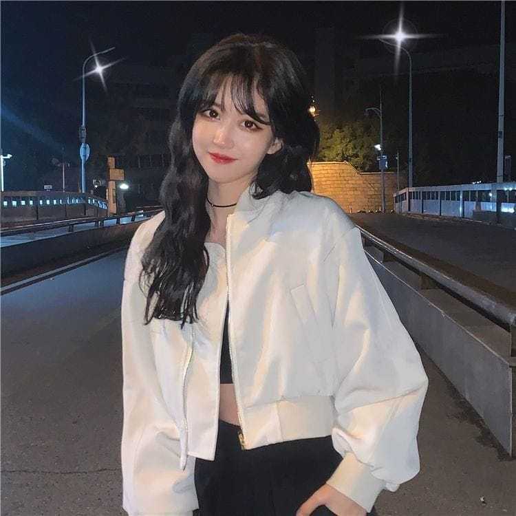 Jaket Crop Wanita Style / Jaket Crop Wanita kekinian / Jaket Wanita Crop Polos / Jaket Wanita Polos