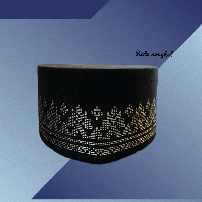 peci/kopiah songket motif serek