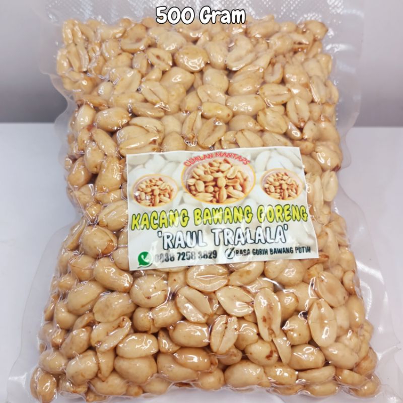 

Kacang Bawang 500 Gram Kemasan Vakuum, Kacang Goreng Gurih Enak & Berkualitas!!