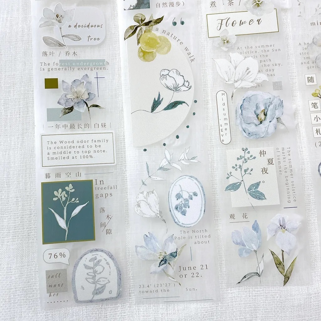 

Freckles Tea Vol. 3 Cicada's Serenade PET Sticker Sample