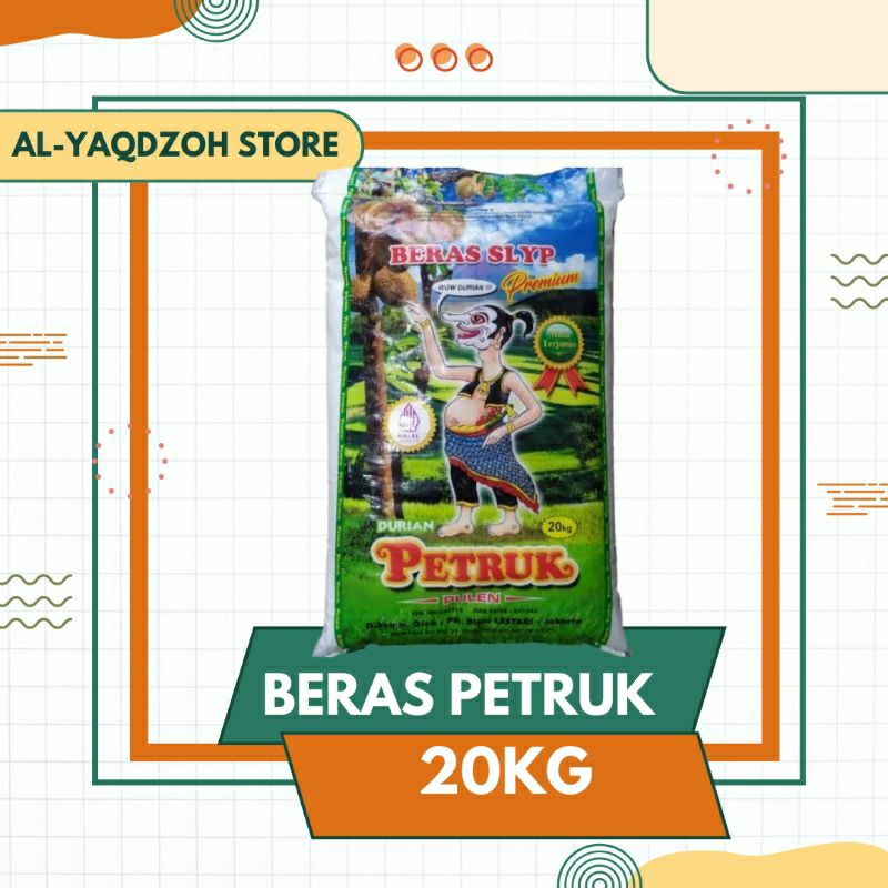 

Beras Premium Petruk 20Kg | Pulen dan Enak | ASLI 100%