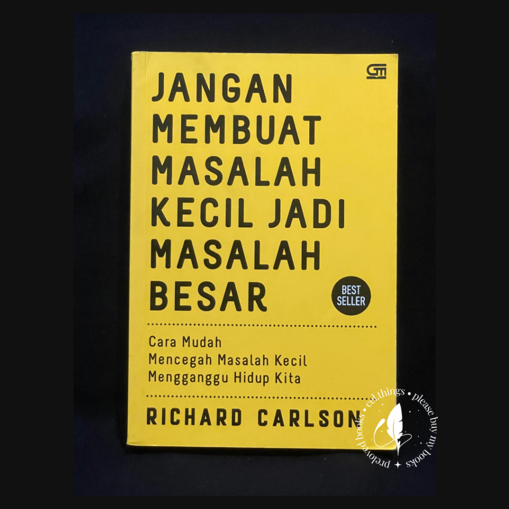 [PRELOVED ORIGINAL] Jangan Membuat Masalah Kecil Jadi Masalah Besar by Richard Carlson || buku self 