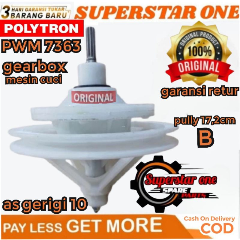 Gear Box polytron mesin cuci PWM 7363 mesin cuci PWM 7363