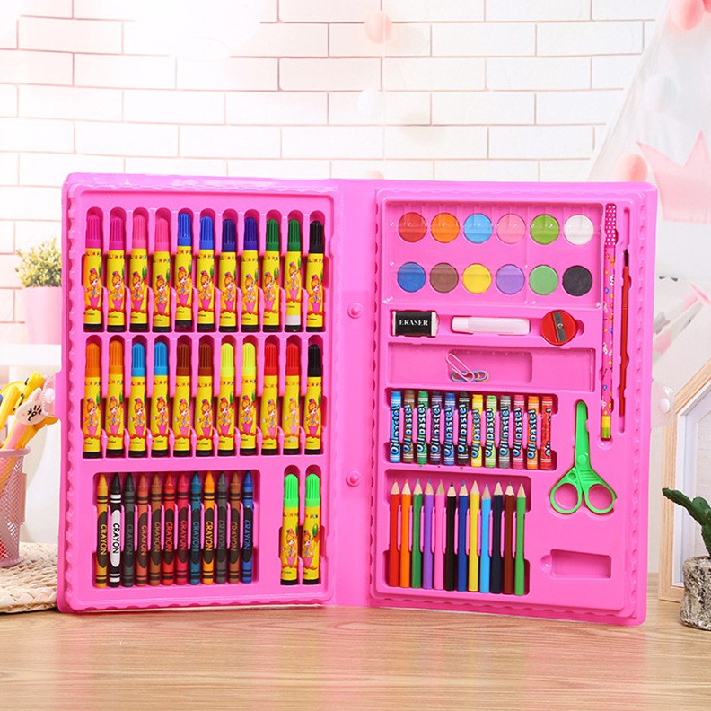 

KODE H29K ELFYDO Crayon Set 86 Pensil Warna Cat Air Alat Lukis Karakter Stationary Color Pencil