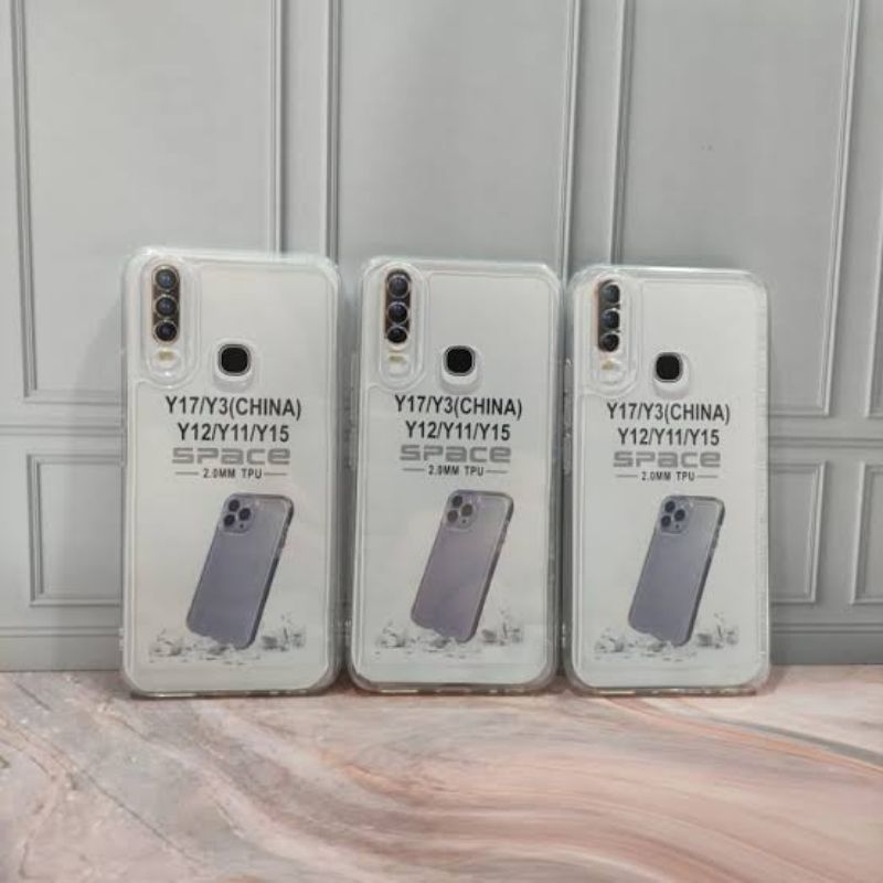 Case Vivo Y17 Y12I Y12 Y15 Bening Clear SPACE TPU - BENING