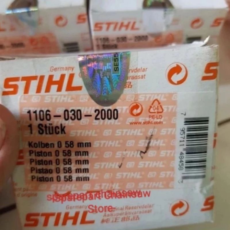 Piston/Seher Senso Chainsaw MS-070/720 Sthill ORIGINAL