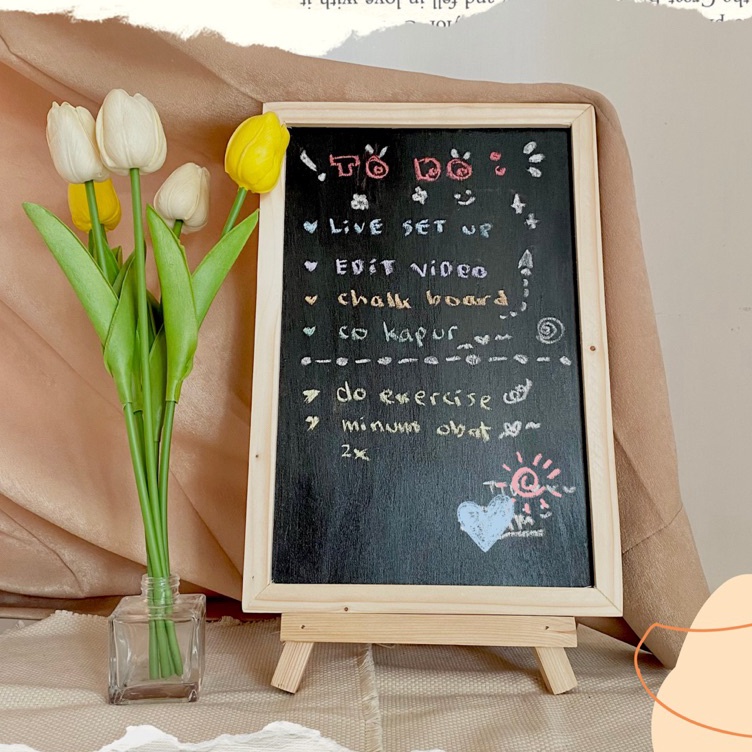 

KODE U16U Papan Tulis Kapur Chalk Board 2x3