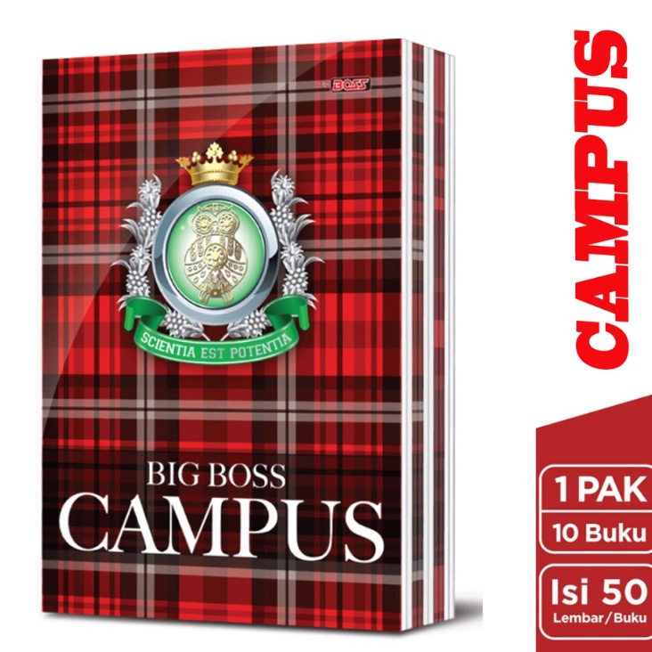 

KODE M82C BUKU TULIS CAMPUS 5 LEMBAR BOXY 1pc BUKU TULIS BIG BOSS