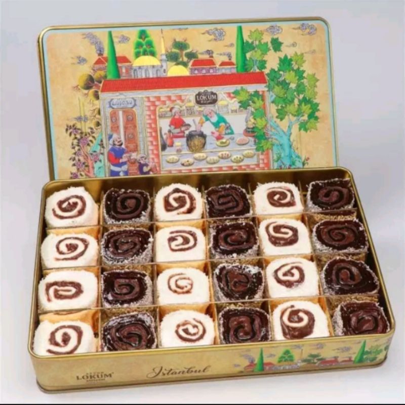 

Kode A Turkish Delight Lokum Mix Cokelat Kopi | Makanan Khas Turki