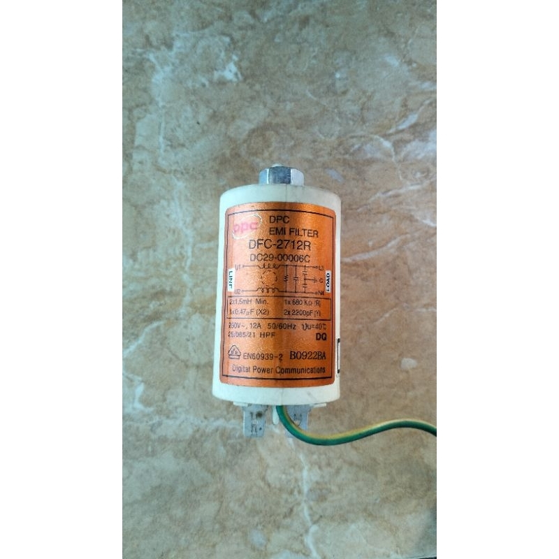 Emi filter mesin cuci samsung front loading | noise filter mesin cuci samsung front loading