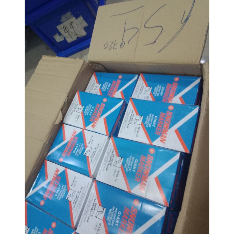 

KODE N97K spidol permanent G12 snowman warna hitam 1kotak12pcs hargamurah