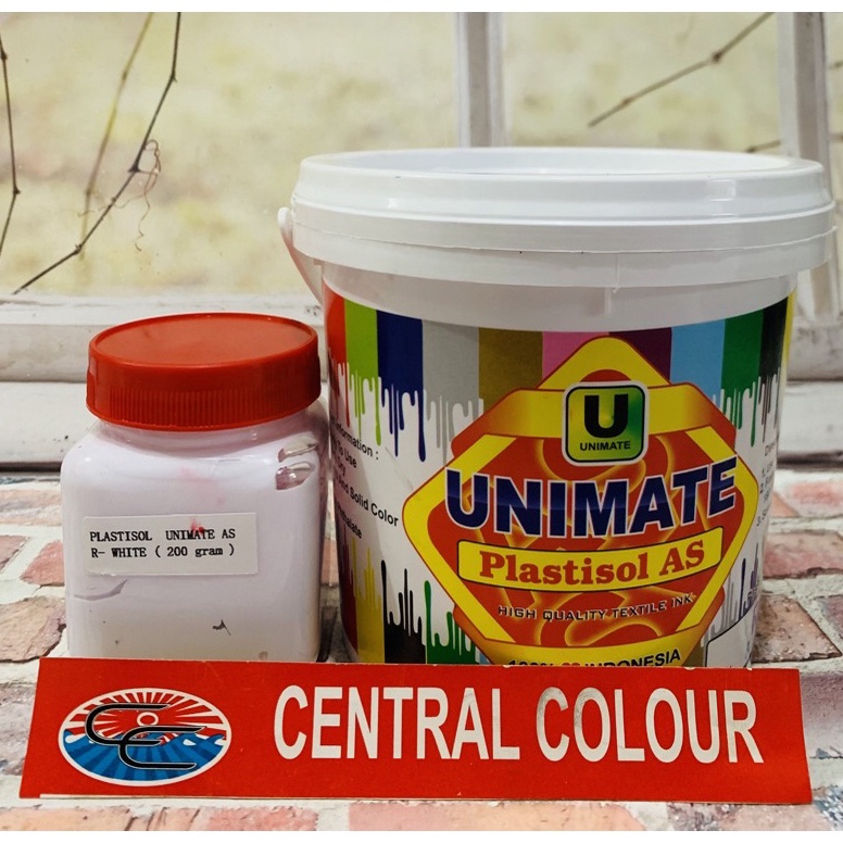 

KODE R84B Cat Plastisol Unimate AS R White Putih 2GR