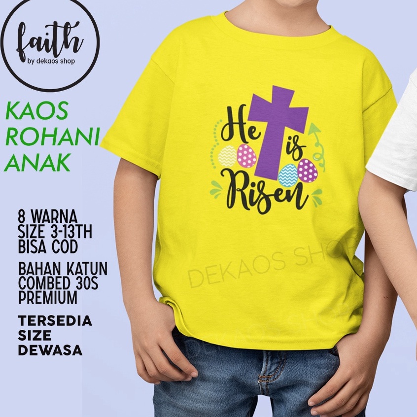 Paling Menarik  KAOS PASKAH ANAK  KAOS PASKAH  KAOS ROHANI ANAK  KAOS ROHANI KRISTEN  KAOS JESUS  BA